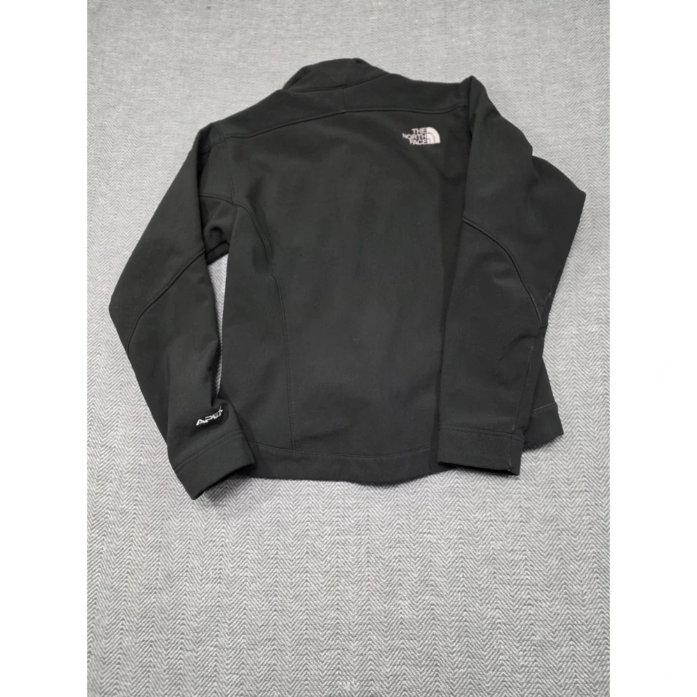 The North‎ Face Apex Bionic Softshell Jacket Mens Black Full Zip Windproof Small